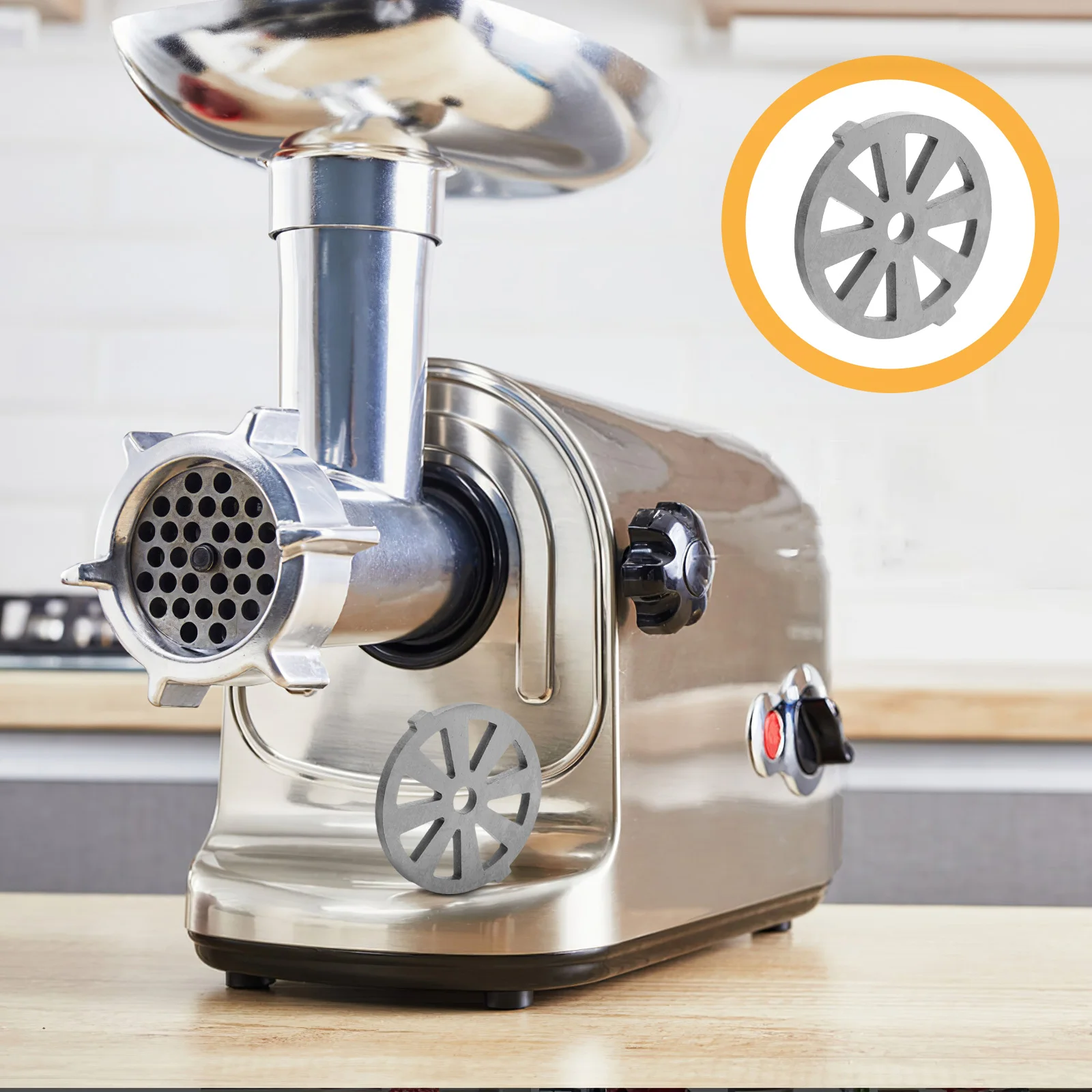 

Stainless Steel Meat Grinder Blade Disc Set Heavy Duty Replacement For Electric Mincer Accessories Food Chopper Tools Home Use