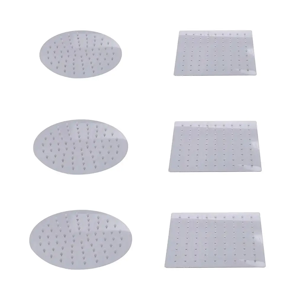 

6/8/10-дюймовые насадки для душа с водопадом, ультратонкая квадратная круглая насадка для душа из нержавеющей стали, высокий расход