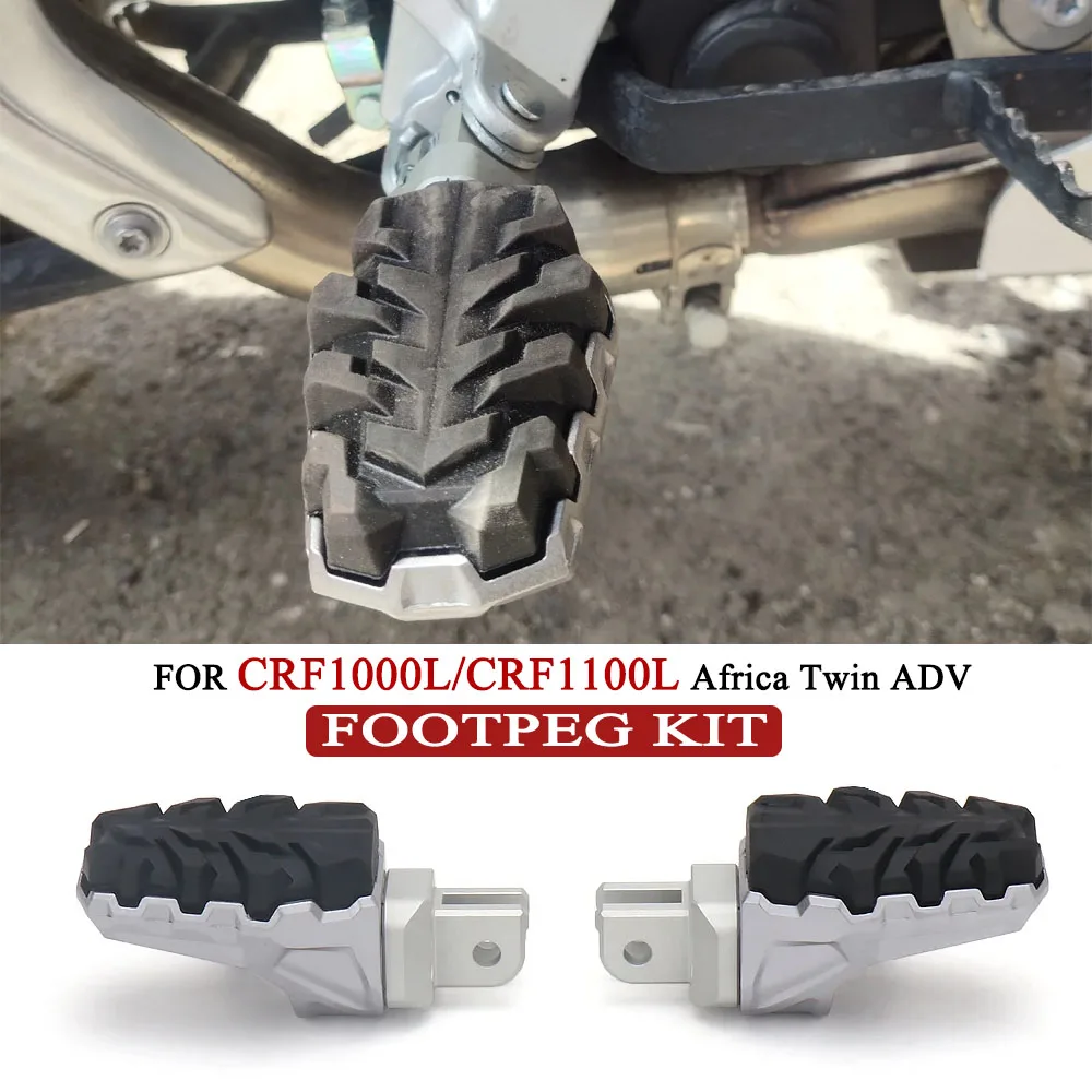 

For Honda CRF1000L AFRICA TWIN CRF1100L Africa Twin Adventure Sports 2015-2024 Motorcycle Accessories Foot Pegs Set Footrest Kit