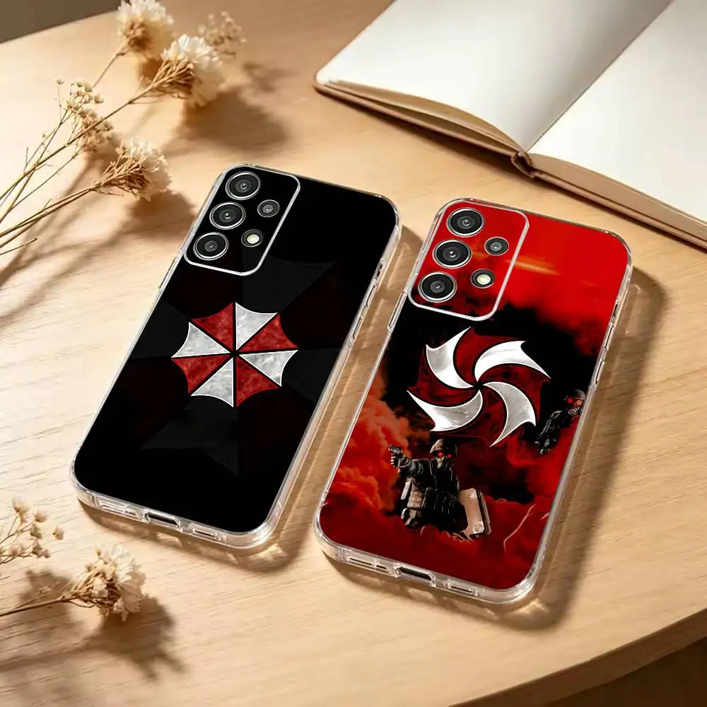 Virus Umbrella Doomsday  Phone Case Transparent Soft case For Samsung S25,S24,S21,S22,S23,S30,Ultra,S20,Plus