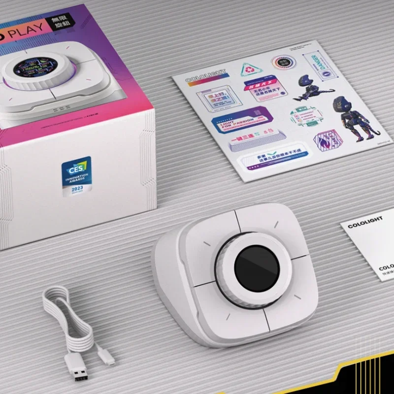 

Контроллер Cololight для рабочего стола: запуск одной кнопкой, внешняя периферия, клавиатура, регулятор громкости, для ПК, киберспортивных комнат, стола, с подарками для рабочего стола