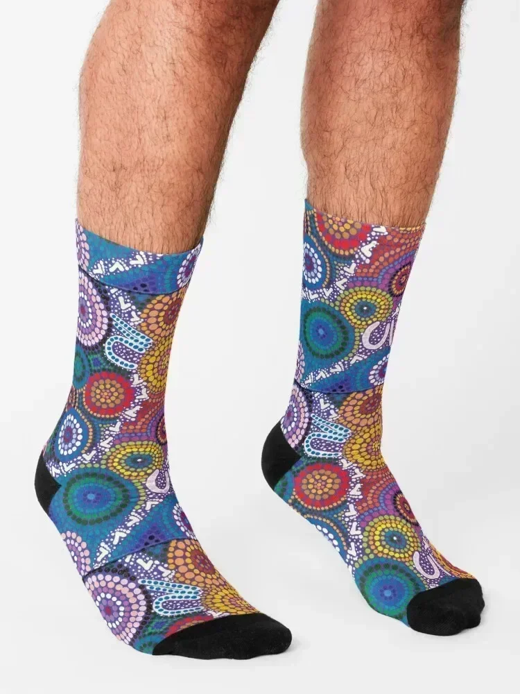 Looking for Love in the Dreamtime Socks essential designer colored set Socks Female Men's