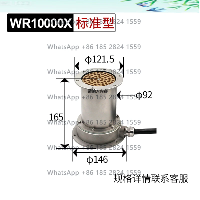 

WR10000 Food and Beverage Processing Hot Air Circulation Heater Clean Air Double Flange Heater Tunnel