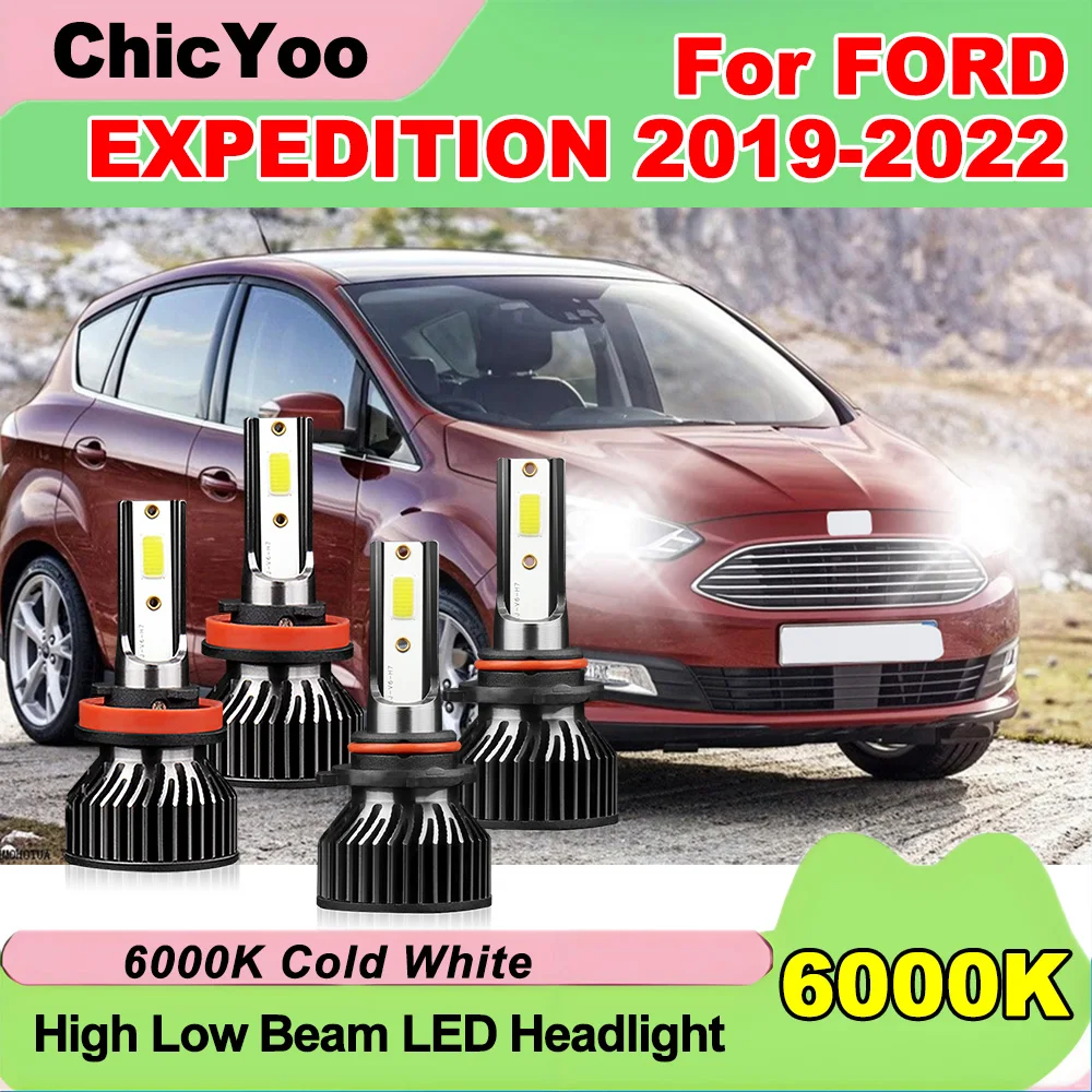 

Светодиодные фары Plug And Play 40000LM, автомобильные фары, 12 В, 240 Вт, передние противотуманные фары для FORD EXPEDITION 2019 2020 2021 2022