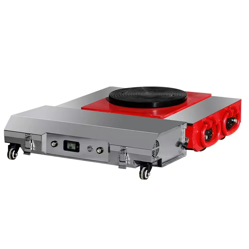 

New Wireless Remote Control Multifunctional Electric Cargo Transporter Mobile Pulley Machine Skates, for Material Handling