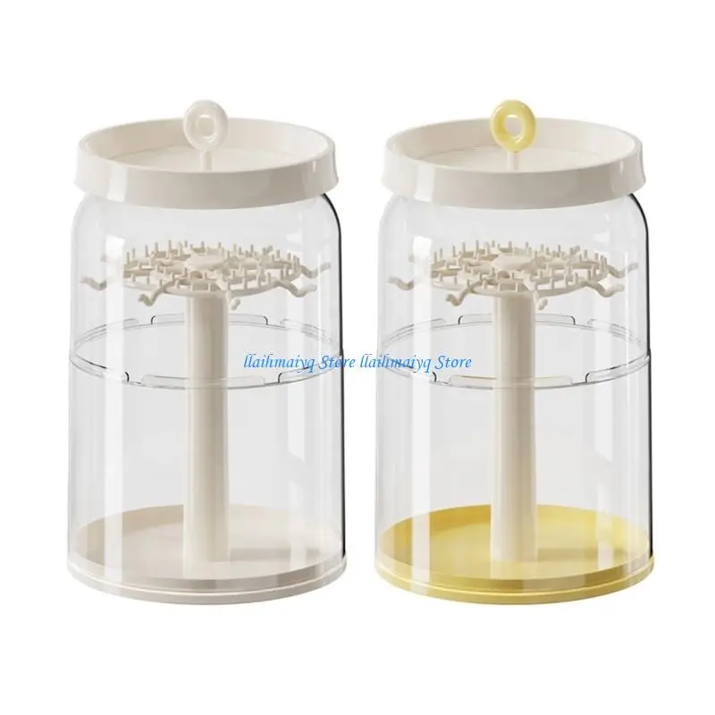 

573B 360 View Doll Storage Box With Rotating Design And Adverse Dust Clear Material