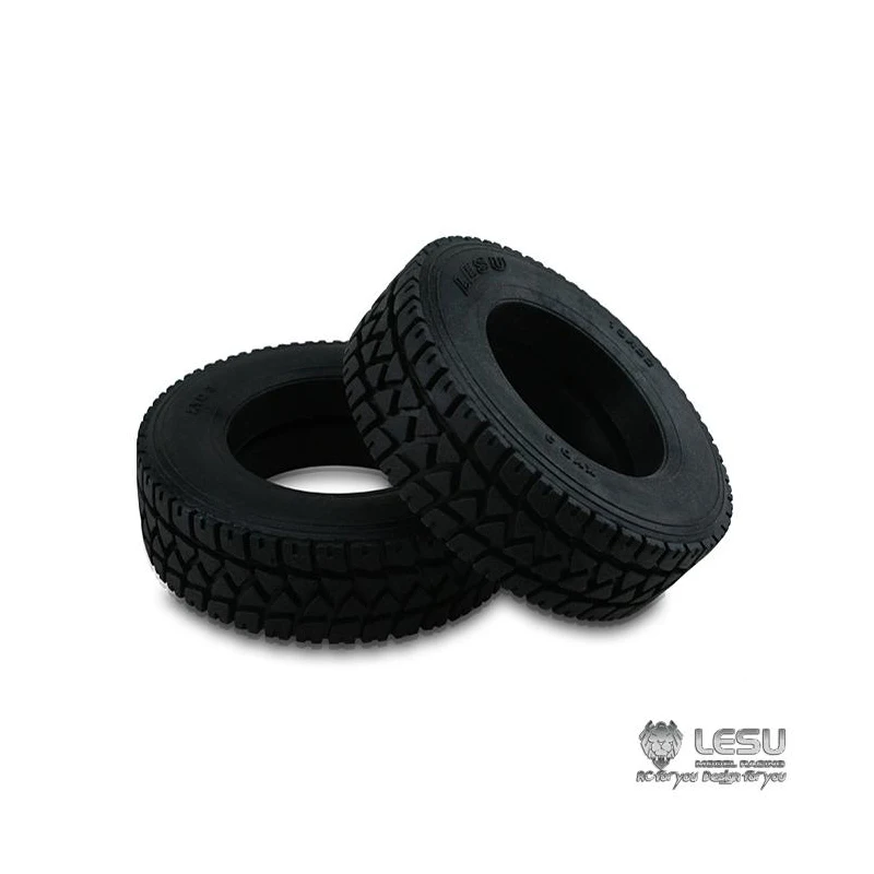 1/16 truck tractor DIY German bruder tire RC accessories model 60001 road front wide tire skin LESU