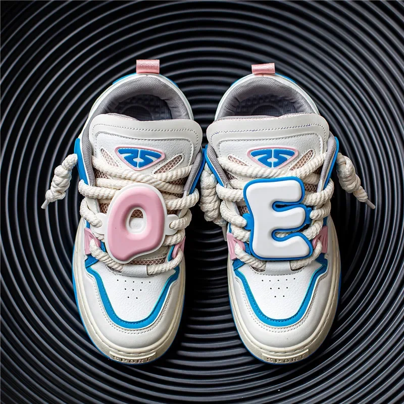 جديد 2024 ربيع الرجال زوجين الخبز أحذية حذاء كاجوال طالب المتخصصة الأحذية العصرية الكورية العصرية تدفق القديمة أبي أحذية الرجال