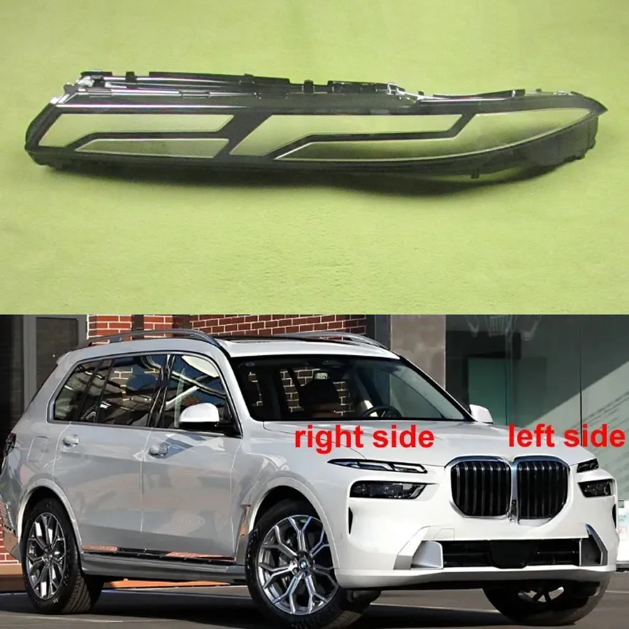 

For BMW X7 2023 Daytime Running Light Cover Headlamp Shell Replace The Original Lampshade Plexiglass