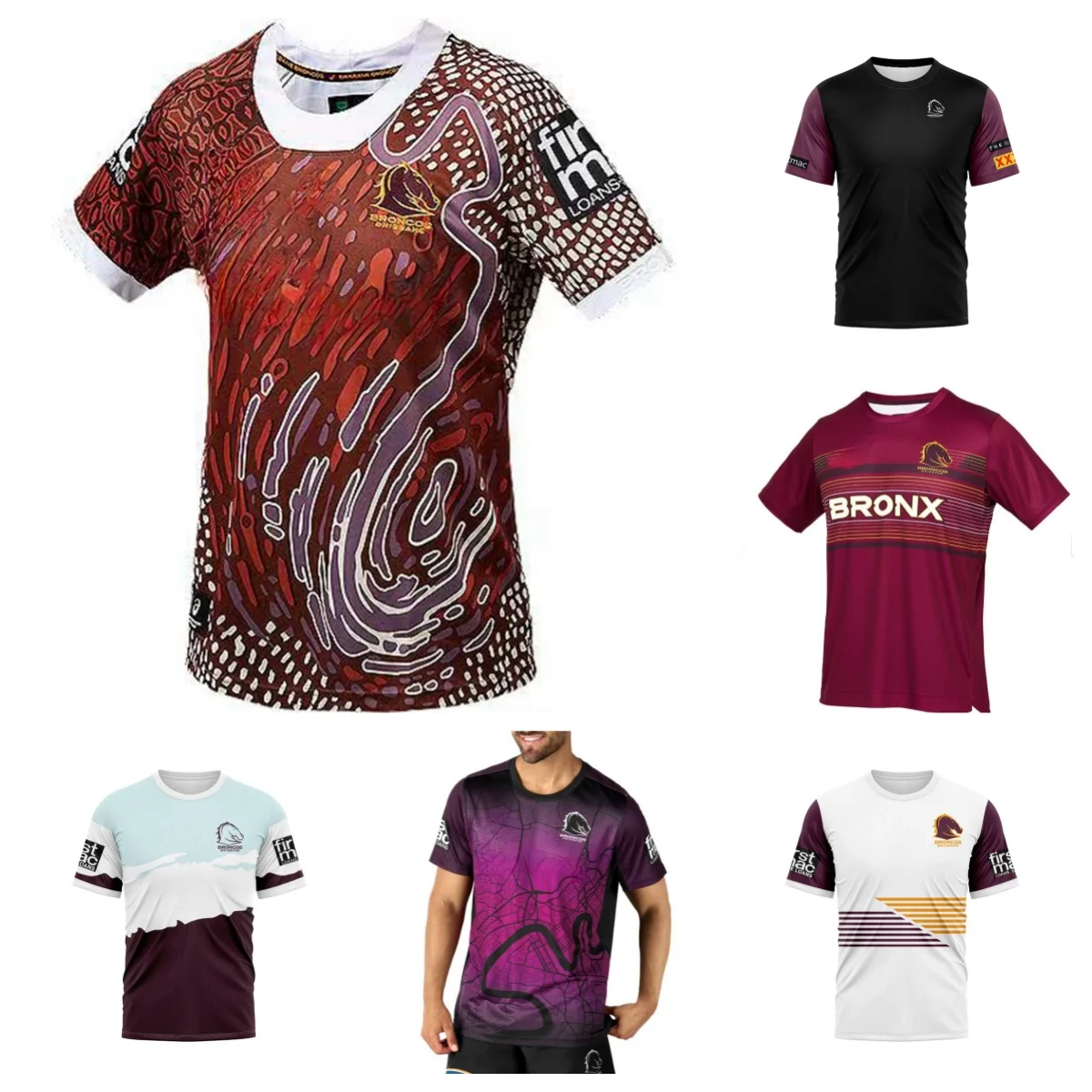 2024 Brisbane Mustang Indigenous Training Jersey