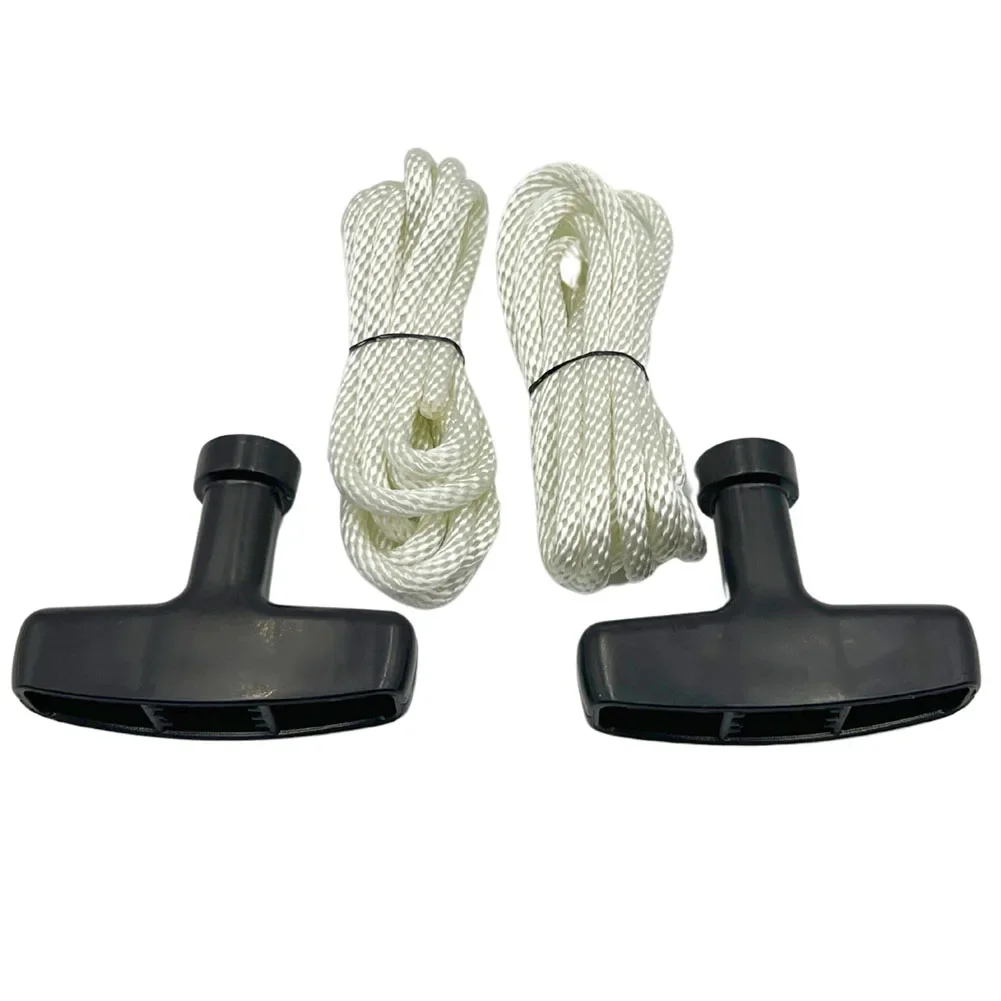 Lawn Mower Recoil Starter Rope 5mm X 1.7m With Handle For Honda GX240/GX270/GX340/GX390/GX610/GX620/173F/177F/182F/188F/190F