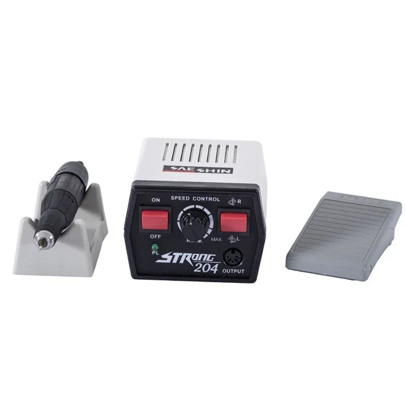 Dentals lab technicals micromotor Strong 204 mini polisher handpiece dentalss micro motor jewellery engraving machine 35000rpm