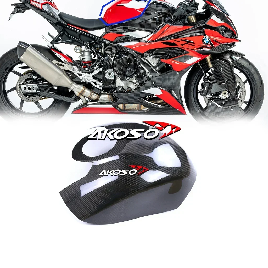 2024 100% Full Pure 3K Dry Carbon Fiber Motorcycle Fairings AKOSO 윙렛 s1000rr accesorios para Modification For BMW S1000RR 2023