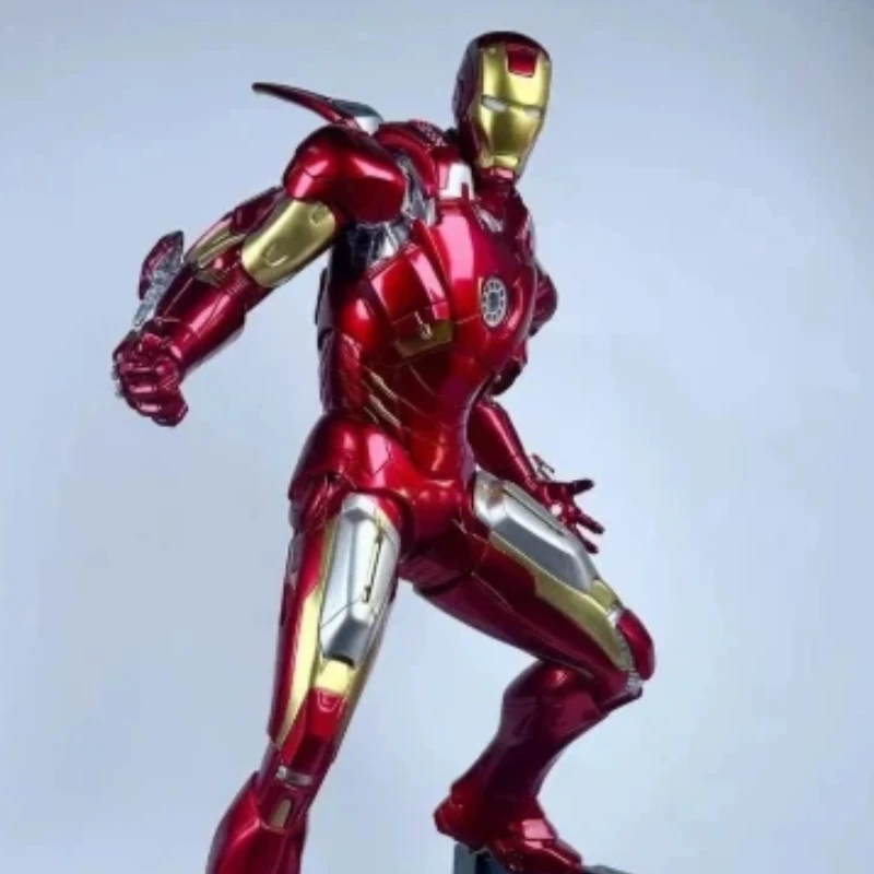 

Spot Iron Man Mk7 перезаряжаемая люминесцентная смола 1:4 модель статуи орнамент ручной работы модные игры коллекционные предметы подарок на день рождения