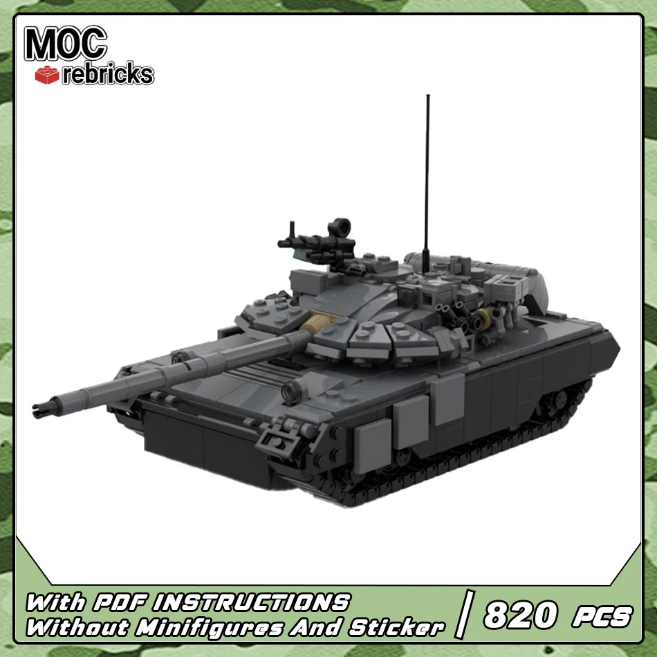 

WW2 Military Vehicle Series T-80 BVM Building Block Collection Experts DIY Model Puzzle Originality Education Brick Toys Gifts