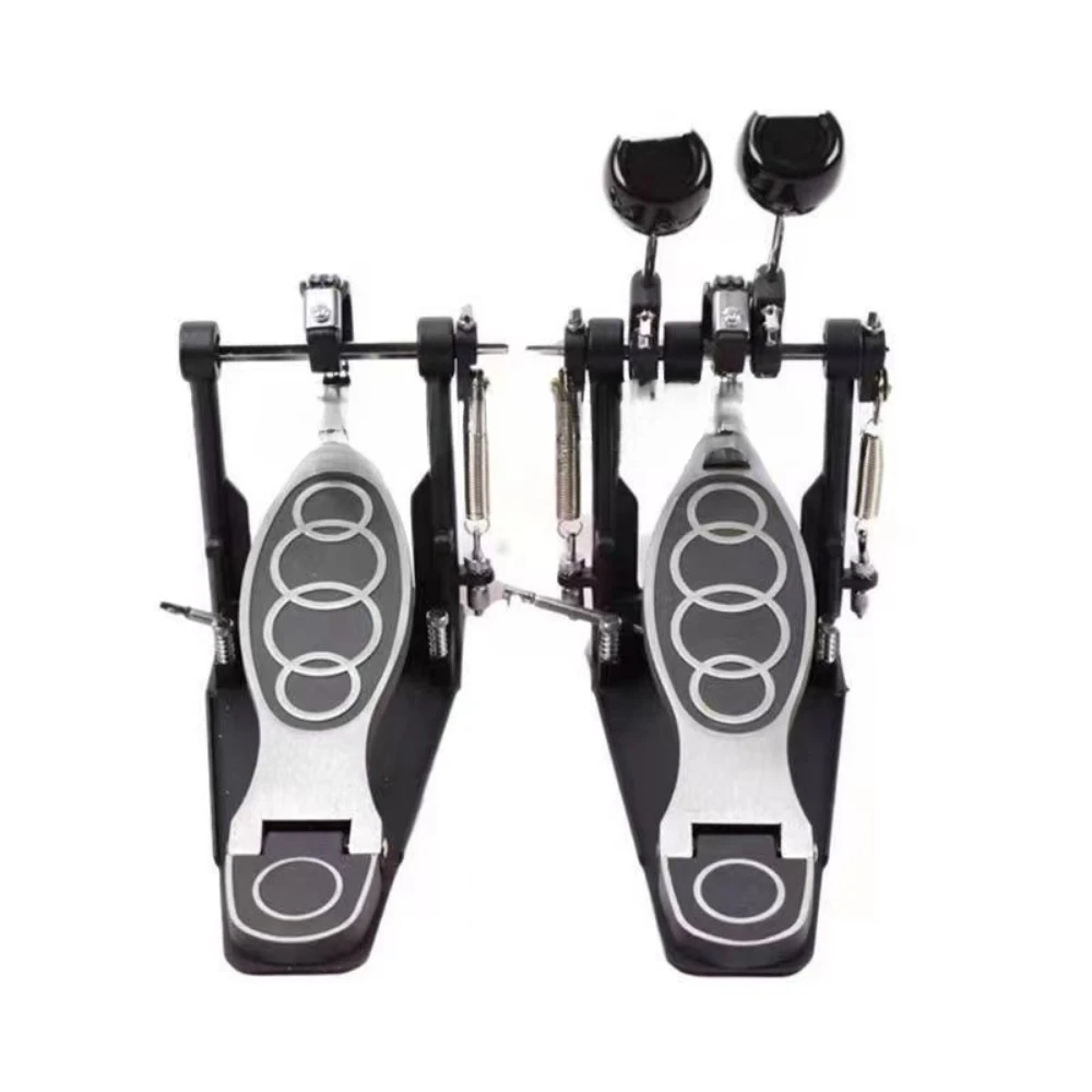 Drum Kit Double Step Drum Kit Drum Set Step Thickened Zinc Aluminum Alloy Pedal Double Chain Tread Hammer Double Step