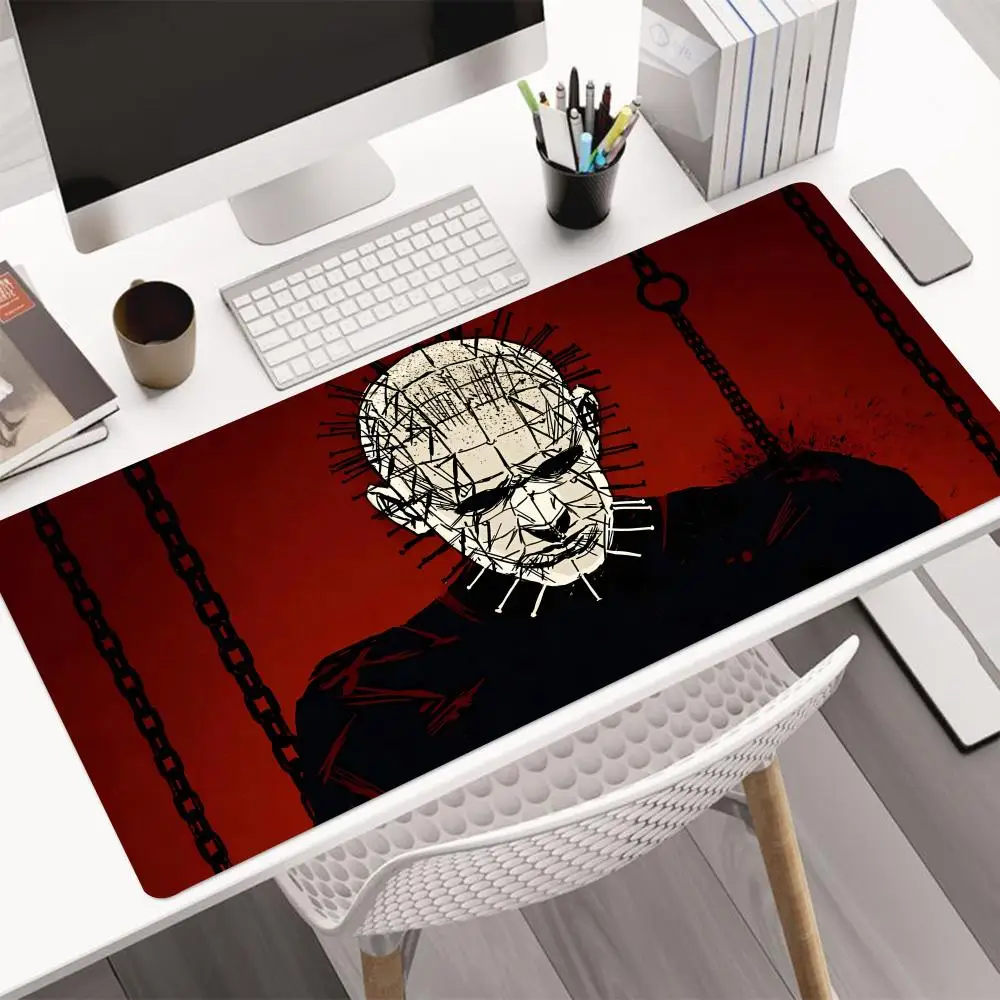 H-Horror P-Pinhead H-Hellraisers Mouse Pad Large Size Game Mouse Pad 1000x500mm keyboard Mousepad Non-Skid Lock Edge Keyboard De