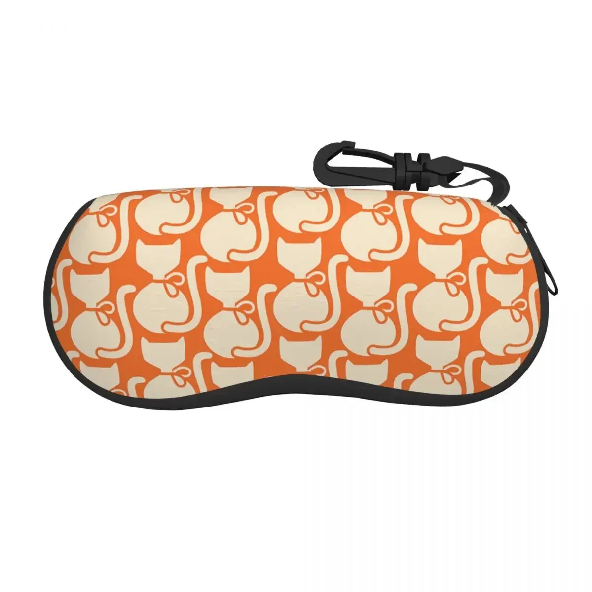 

Custom Callie Cat Pattern By Orla Kiely Eyeglass Glasses Case Men Women Soft Sunglasses Protective Pouch