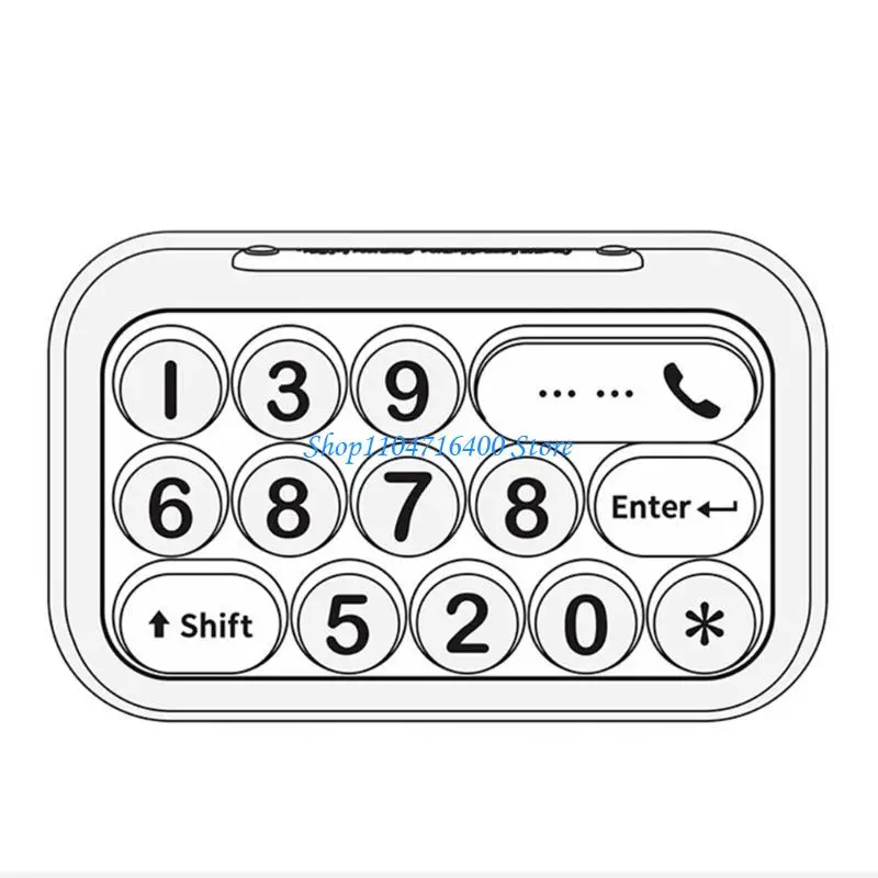 y1gd Automotive Phone Number Keyboard Card Plate Phone Number Stop Sign Card
