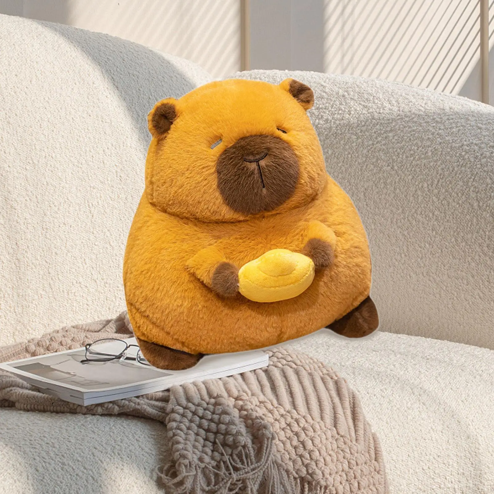 

Имитация капибары, плюшевая игрушка, китайский новогодний орнамент, принадлежности для рукоделия