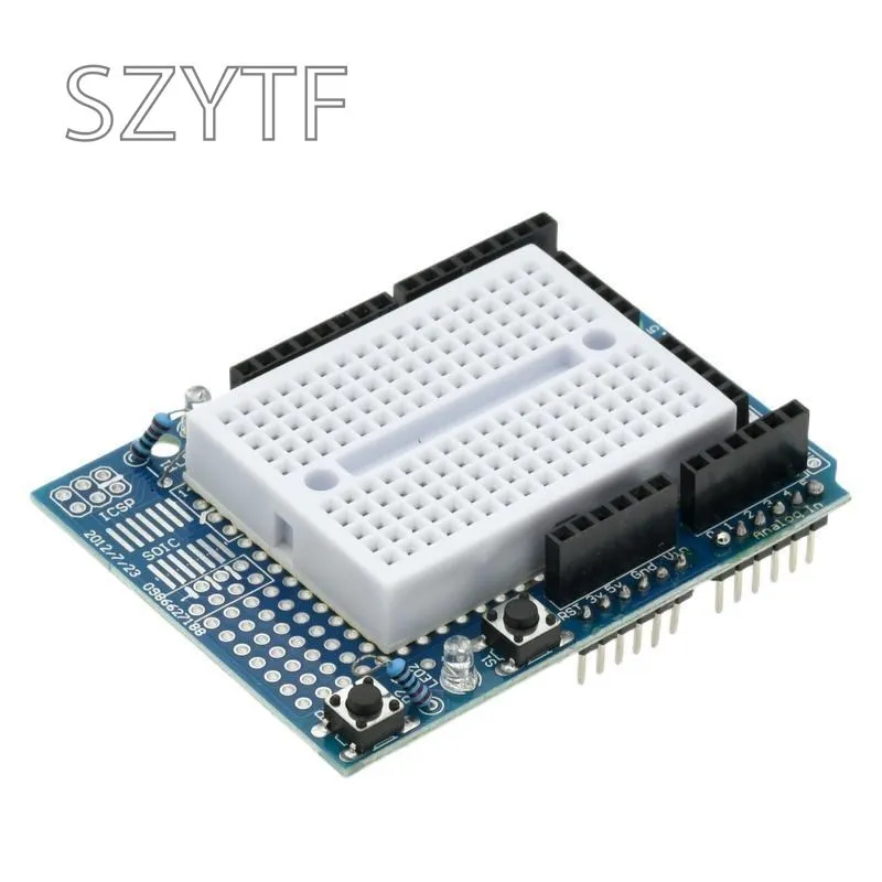 Smart Electronics UNO Proto Shield Prototype Expansion Board With SYB-170 Mini Breadboard Based For Arduino UNO ProtoShield DIY