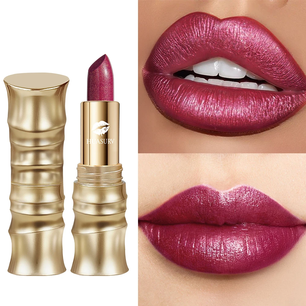 8 色大胆で強烈なグリッター光沢のあるメタリック口紅真珠光沢のあるリップティント、長持ちするリップシニアマットリップメイクアップギフト