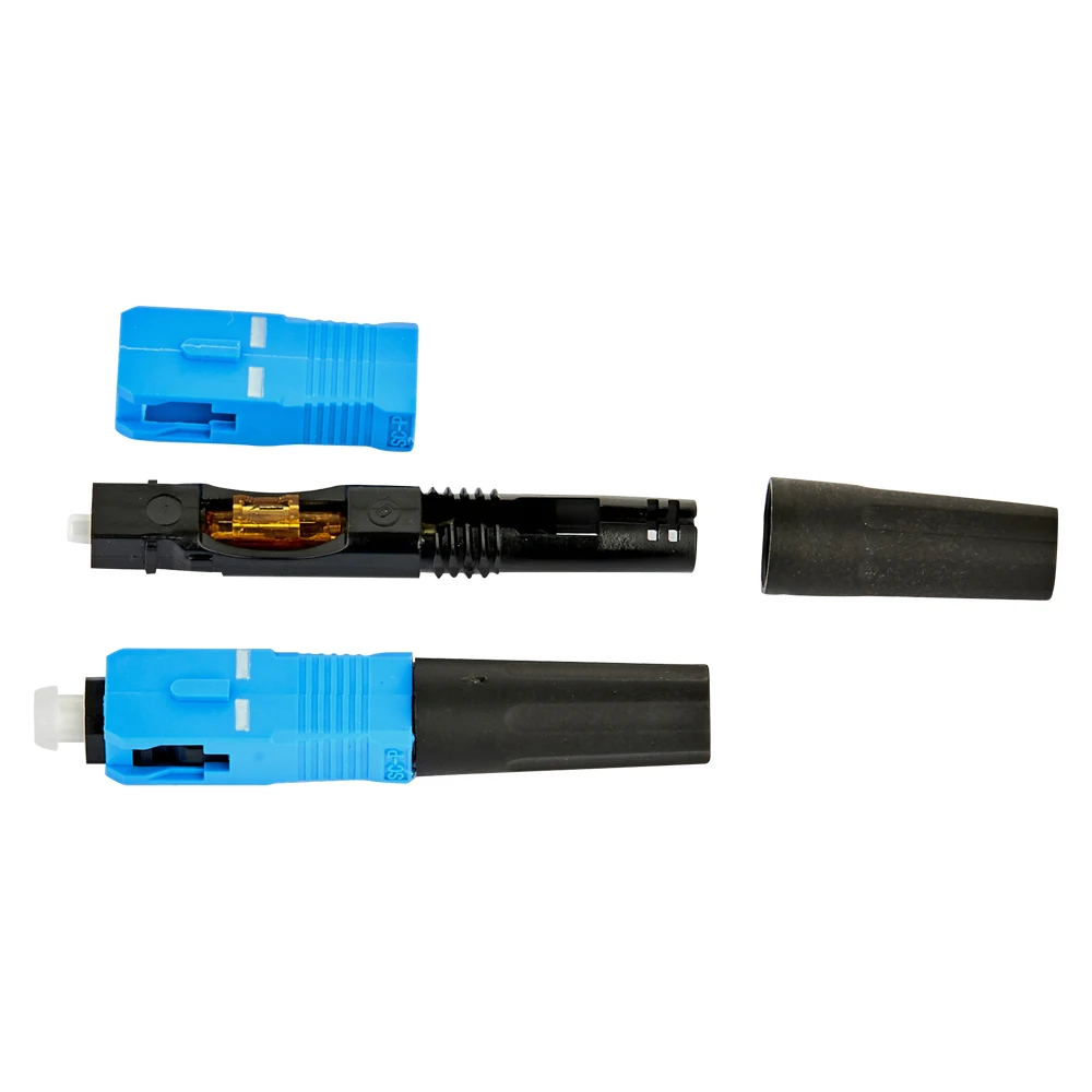 SC/UPC 53 мм оптоволоконный быстрый разъем, горизонтальный тип кабеля, полевая сборка