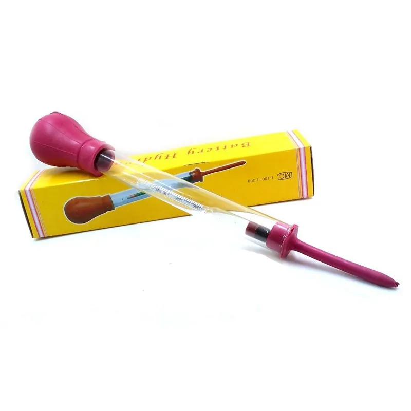 1.1-1.3 Rode Batterij Zuurhydrometer 0,01 Nauwkeurigheid Batterij Hydrometer Tester