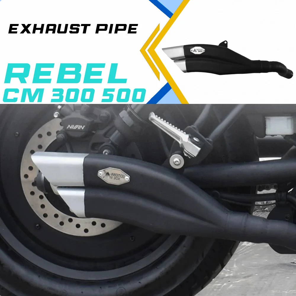 

CM300/500 оснащен двойной выхлопной системой с глубоким и резонансным звучанием. Этот элемент используется в моделях Rebel 300 и Rebel 500.
