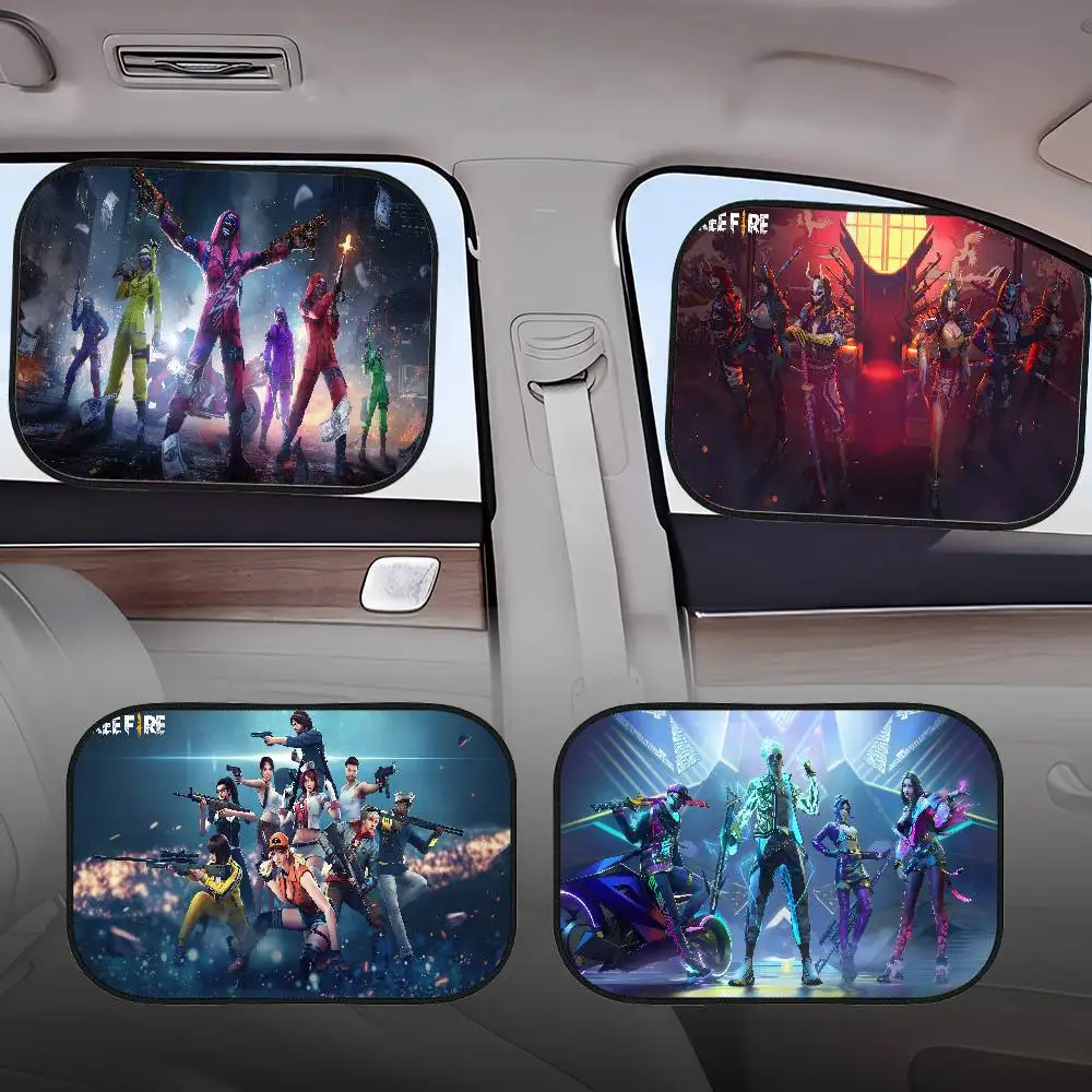 

Game G-GARENA FREE FIRE Side Window Sunshades Car Side Window Saunshades Windshield Auto Window Sunshade Cover For Baby