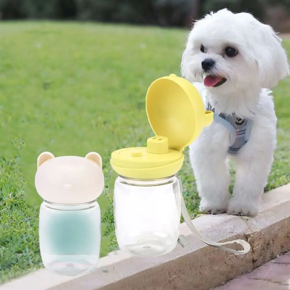

Portable 350ml Pet Water Bottle Leakproof Reusable Pet Drinking Cup Foldable Plastic Pet Feeding Bowl for Dogs Cat