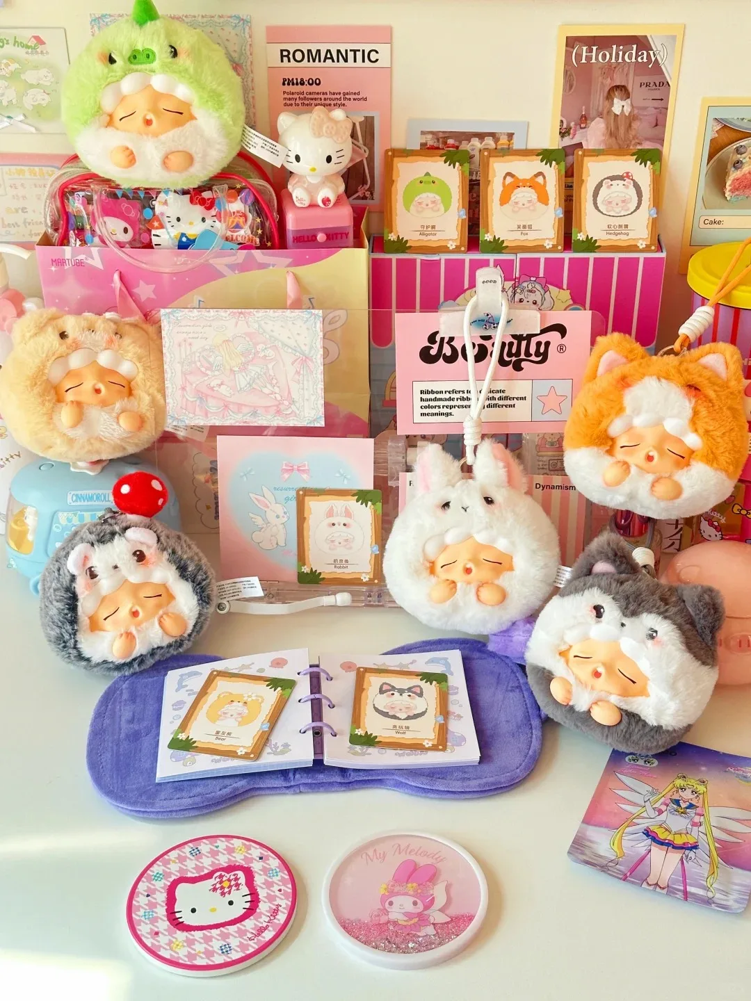 New Yumo Forest Friends Plush Pendant Series Blind Box Designer Toys For Girls Desktop Decorations Surprise Trendy Xmas Gift