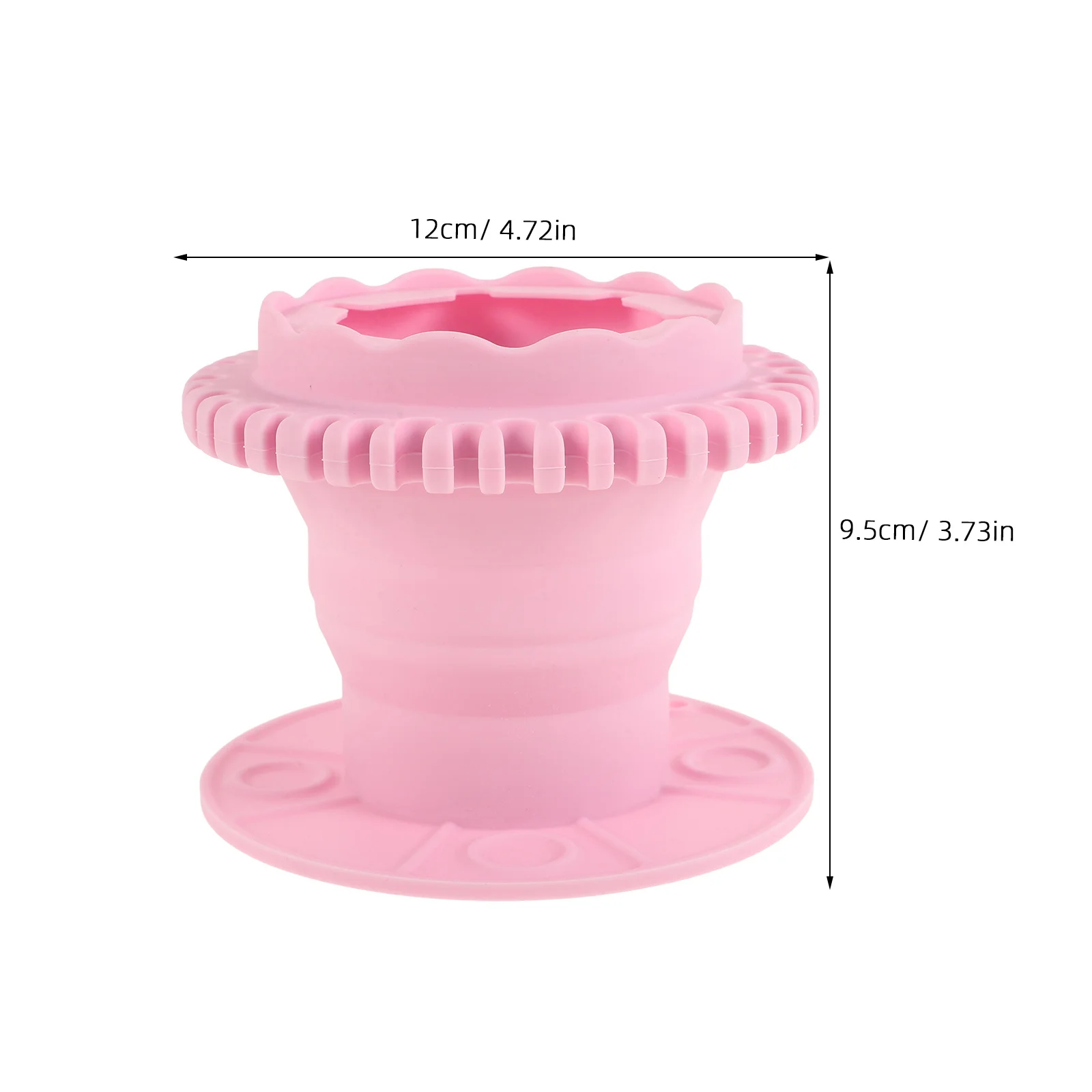 صندوق تنظيف فرشاة المكياج من السيليكون، إسفنجة قابلة للطي، تصميم معلق، حقيبة تنظيف أدوات السفر، ملحقات المكياج #4