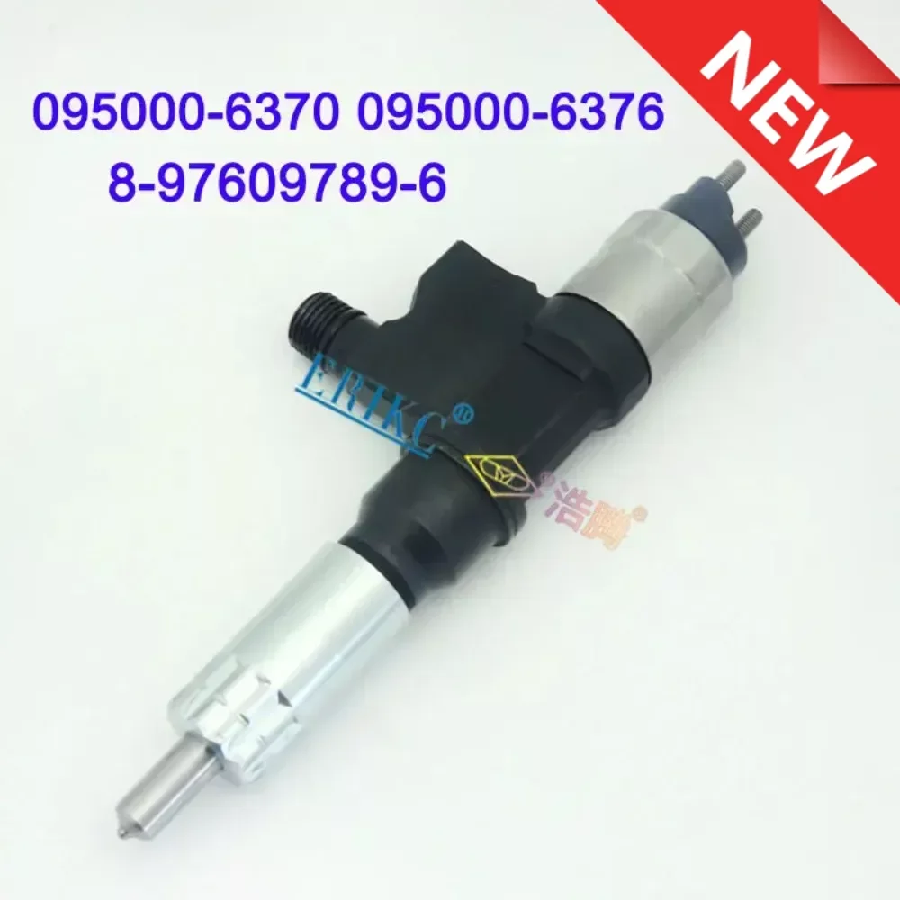 

Auto Engine Diesel Fuel Injection 095000-6370 095000-6371 Common Rail Injector 8-97609789-0 for Denso ISUZU 4HK1 6HK1 Euro IV