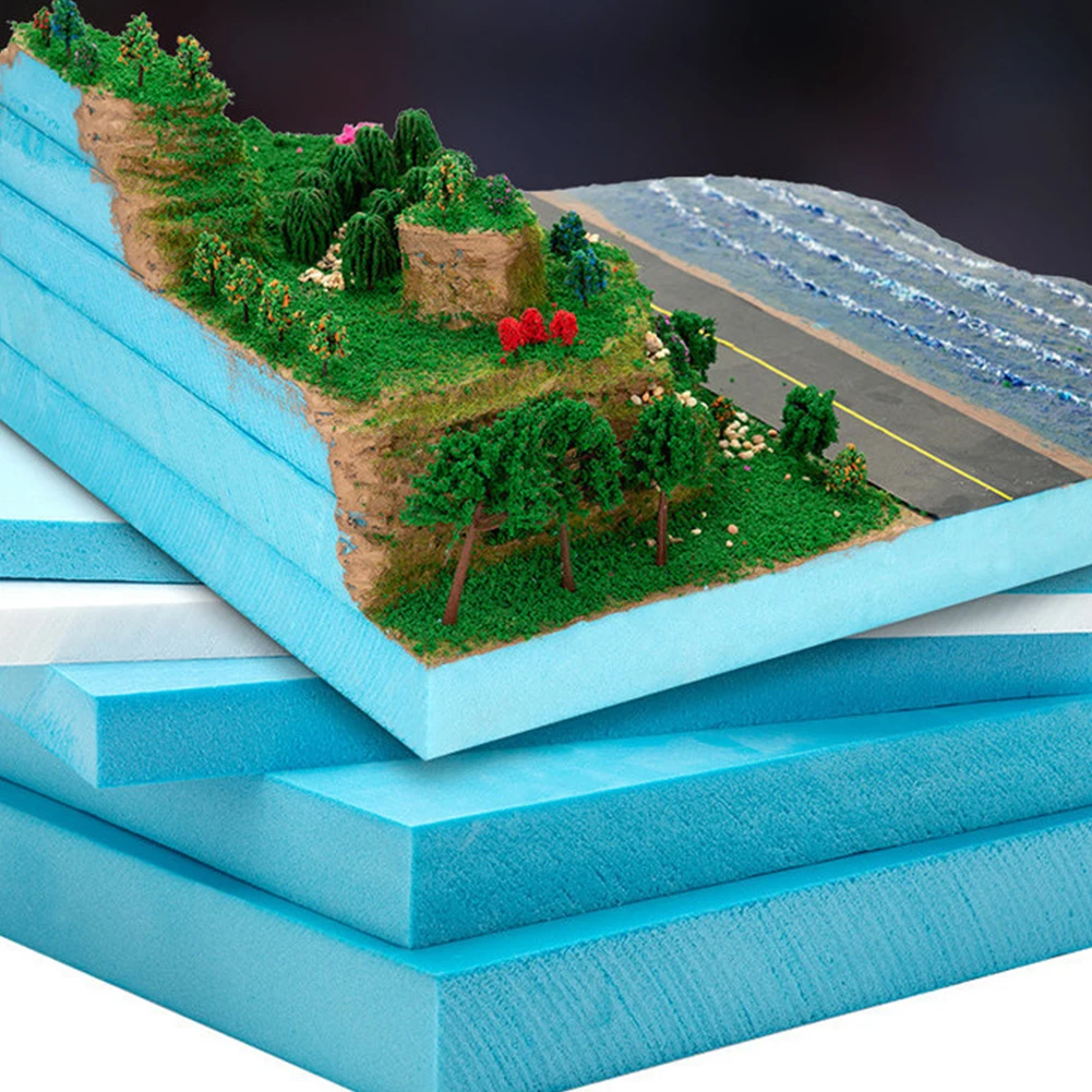 1pcs 30*20 Blue Foam Board Landscaping Block Floor Slab Construction Model Material Blue Foam Board Foam Blue Foam Board