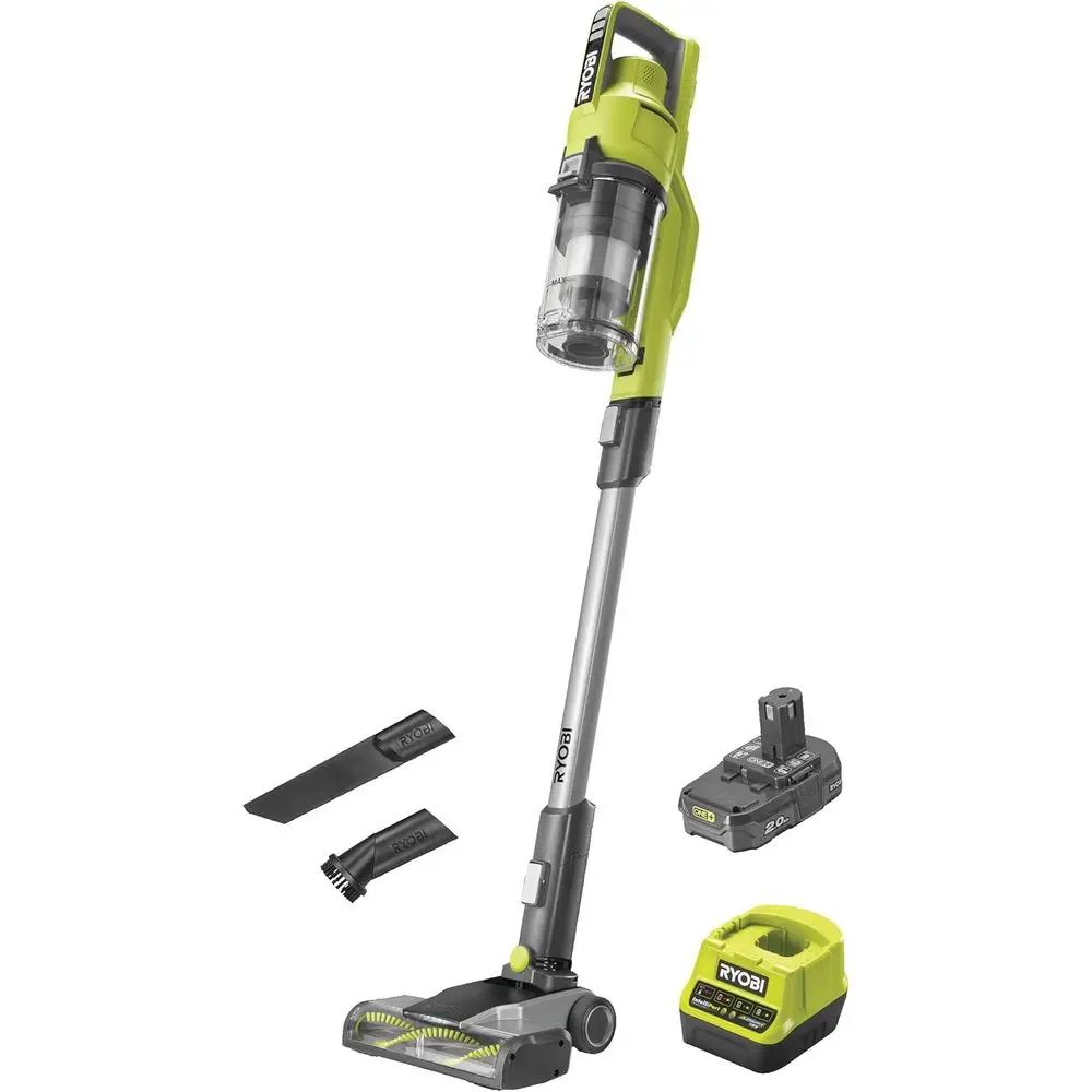 

18V Cordless Vacuum Cleaner 820L/min 600ml 24cm with 2.0Ah Battery Kit