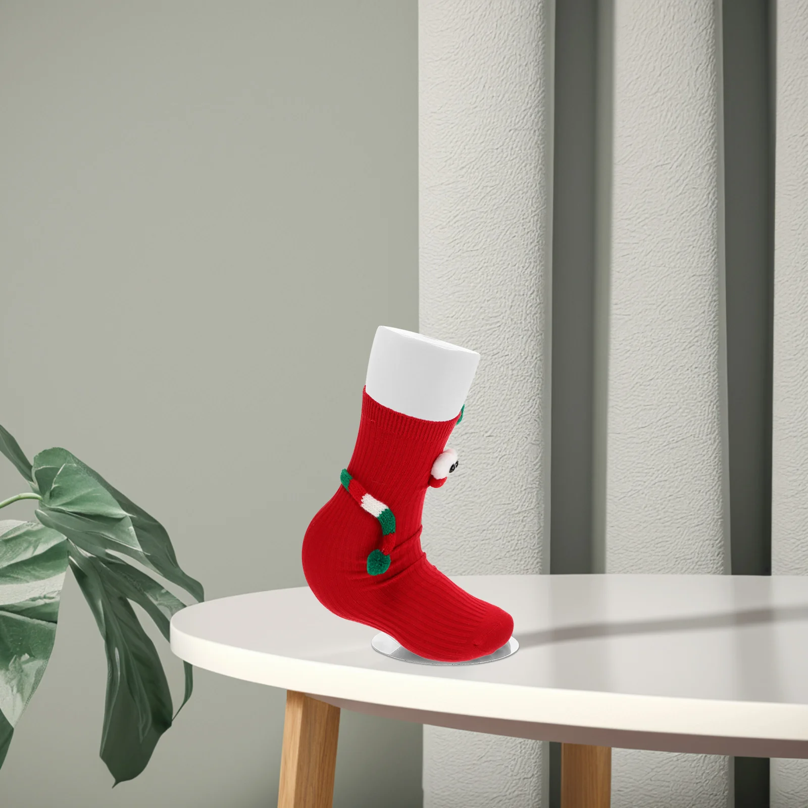 

Sock Display Foot Mannequin Plastic Realistic Medium Size Fake Feet Stand Tool Simulation Foot