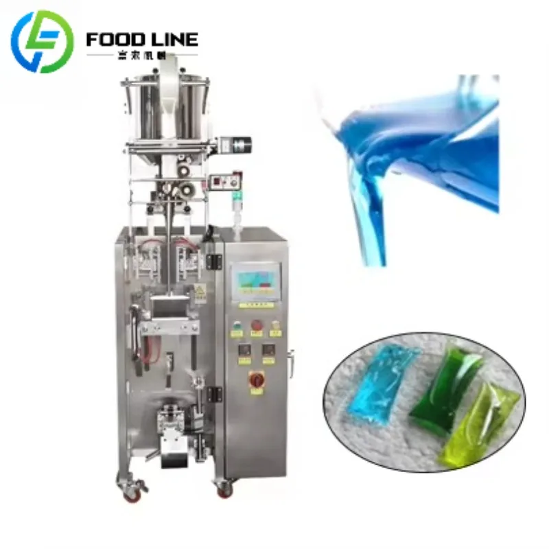 آلة التعبئة والتغليف المخصصة FL معدات تعبئة المواد الغذائية الصناعية مع وظيفة تنظيف الغاز وقضبان الختم المتينة