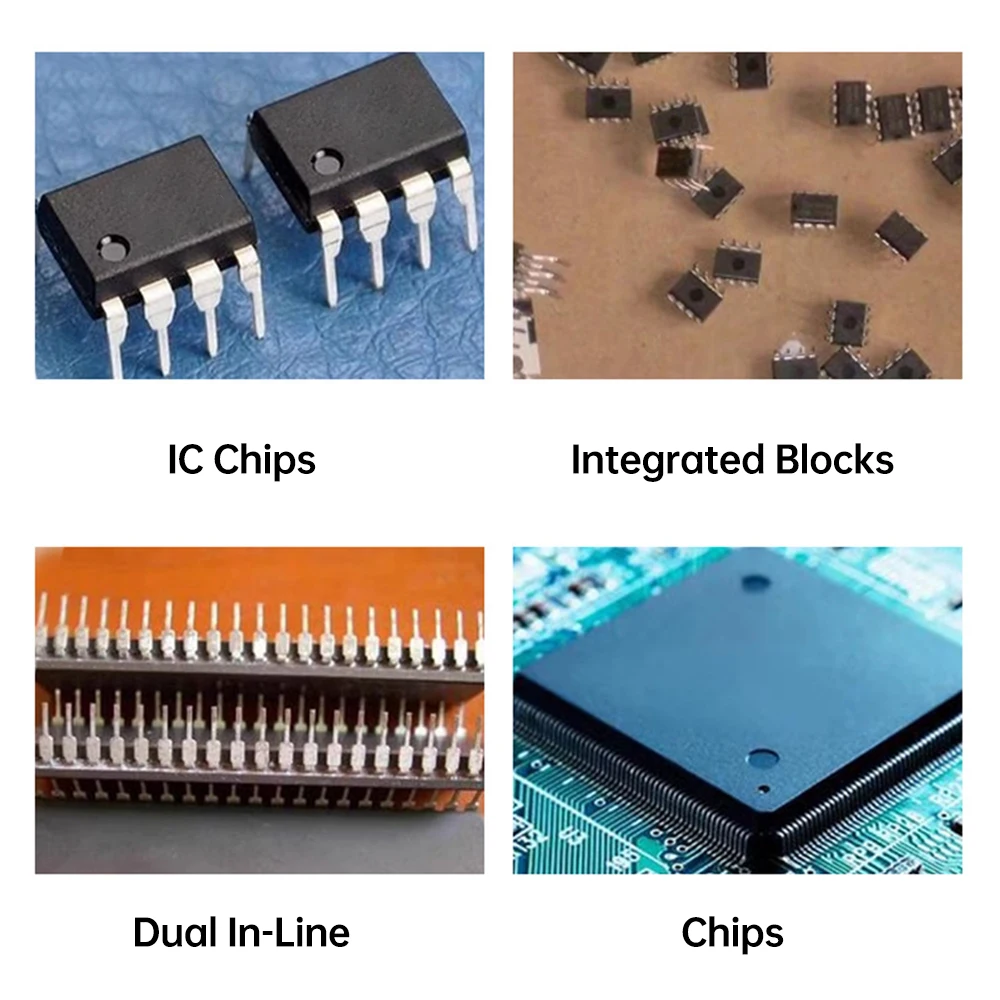 Extrator Extrator para Componentes da Placa de Circuito, Anti-Static IC Chip, U Amp Extrator Clips, Remoção de Extração, CPU Clamping, PLCC