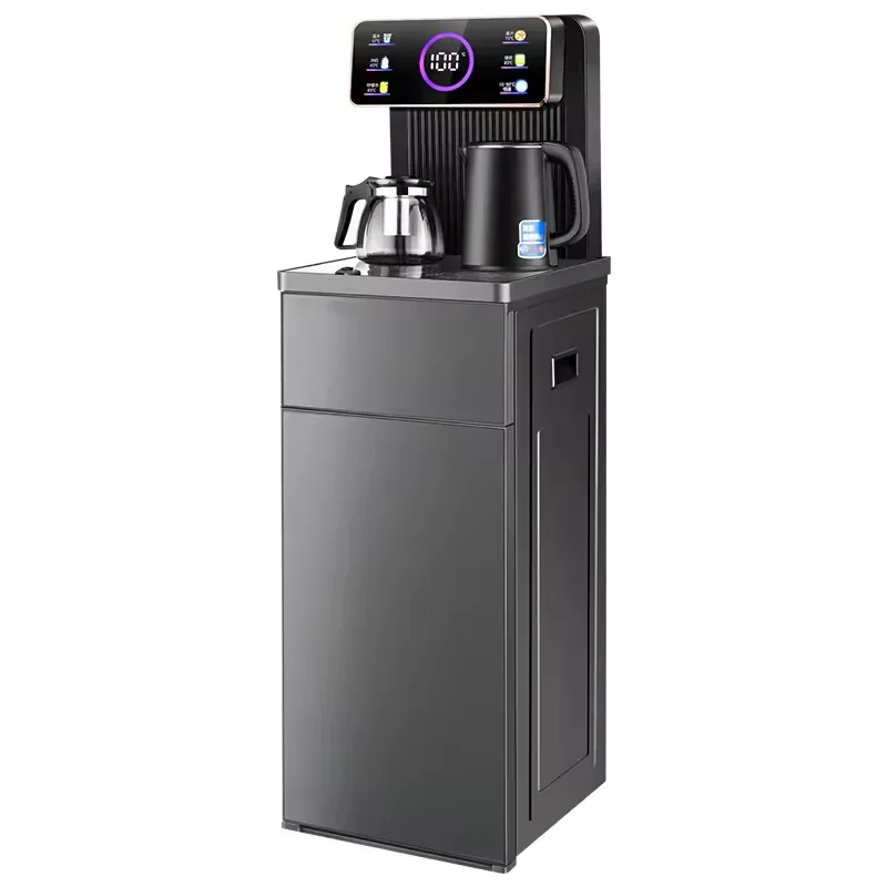 Hot Cold Water Coolers for Variety Bottle Types Electric Tea Bar Water Dispensers Top Load for Households Durable Plastic