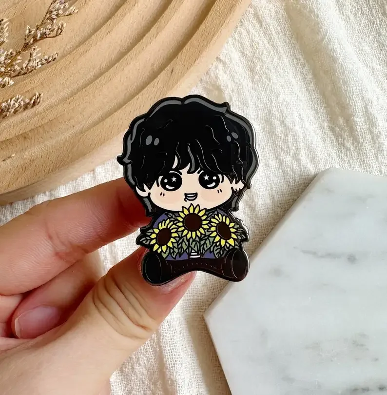 JK SUNFLOWER Hard Enamel Pin