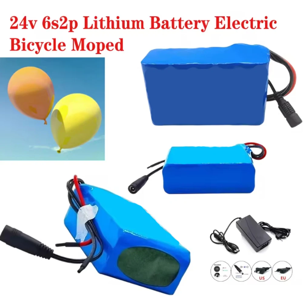 6s2p 25.2V 50ah 18650 Lithium-ion Battery 24V 50000mAh Lithium-ion Battery, Suitable for Bicycle/scooter Batteries