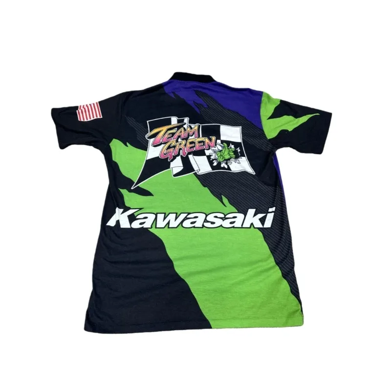 

Kawasaki Summer Outdoor Sports Popular Quick Drying Breathable Motorcycle T-shirt Thin Motorcycle Sports Comfortable T-shirt