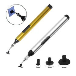 Tandheelkundige Handleiding Vacuüm Zuig Pen Sucker Met Zuigmondstukken voor Tanden Facings IC SMD Tweezer Pick Up Tool Tandheelkunde Instrument