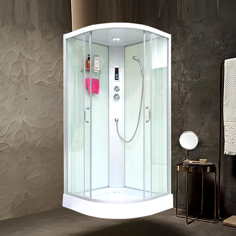 Integral shower room dry and wet separation with base free of waterproof
