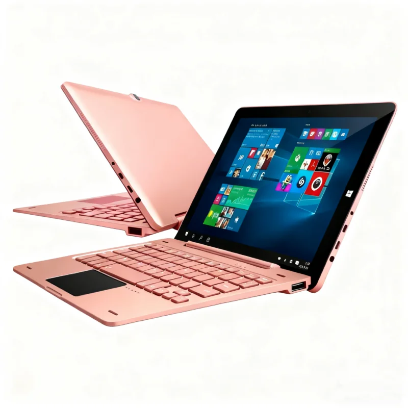 كمبيوتر لوحي صغير 2 في 1 مقاس 10.1 بوصة X3 ويندوز 10 رام 4 جيجابايت/2 جيجابايت رام 32 جيجابايت 1280*800 IPS HDMI كاميرا مزدوجة لوحة مفاتيح لرسو السفن هدية