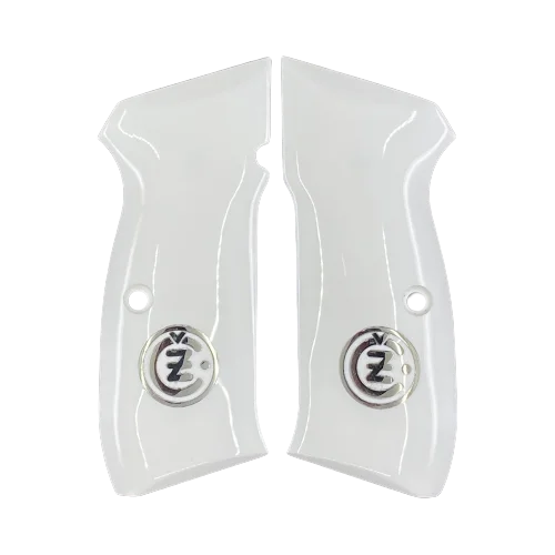 

KSD Brand CZ 75, 75B, 75BD, 85 KADET SHADOW1 Compatible White Acrylic Grip
