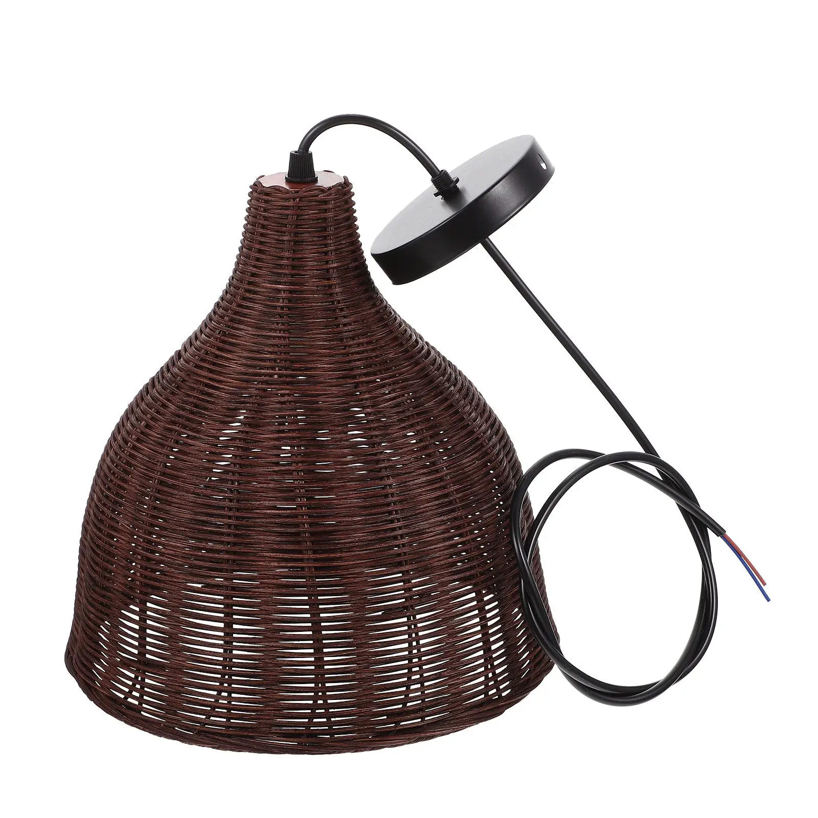 Creative Lampshade Woven Ceiling Light Cover Decoration Lampshades for Natural Rattan