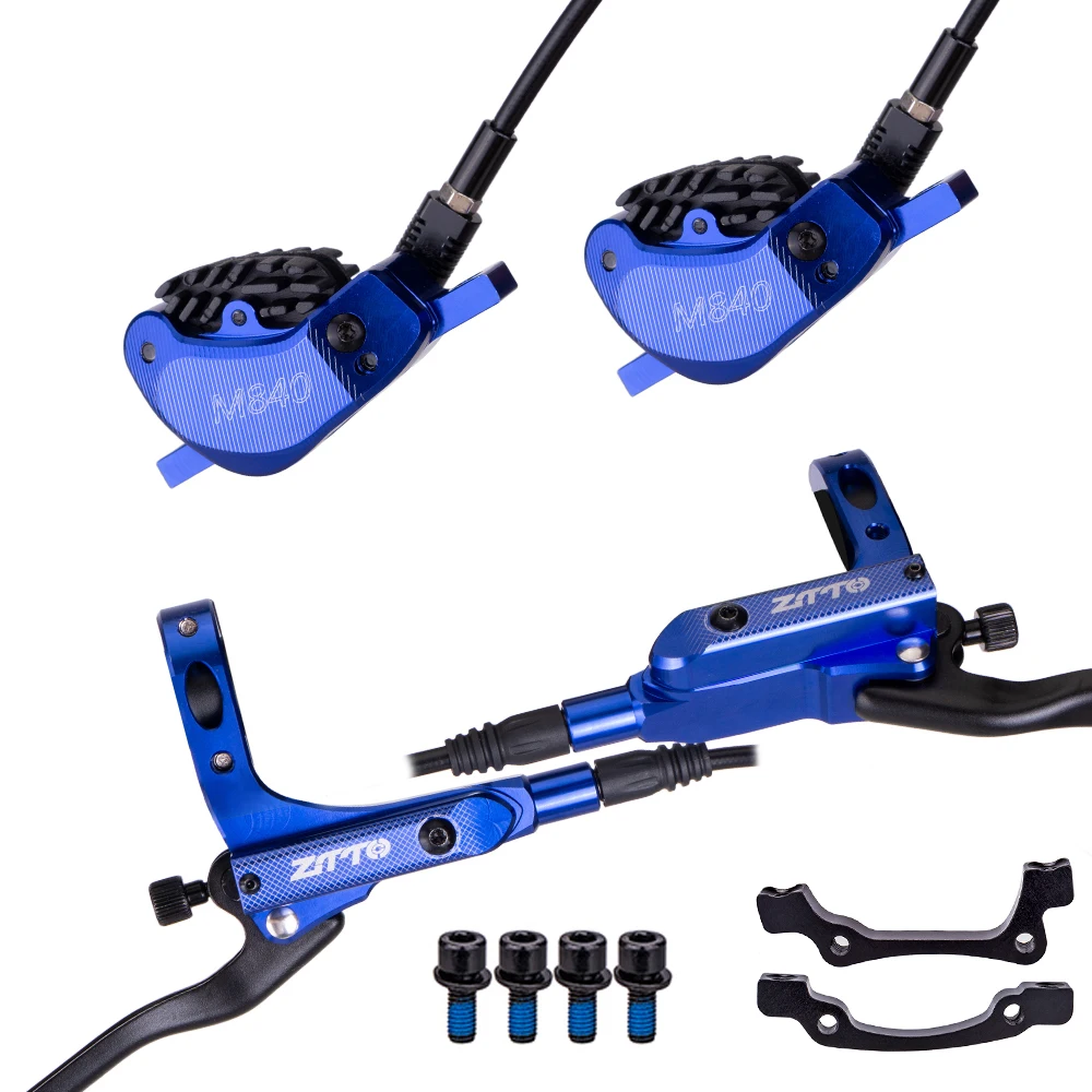 ZTTO MTB 4-zuiger fiets hydraulische schijfrem M840 met koelpads oliedruk racefiets rotor remklauwen IS PM Mount