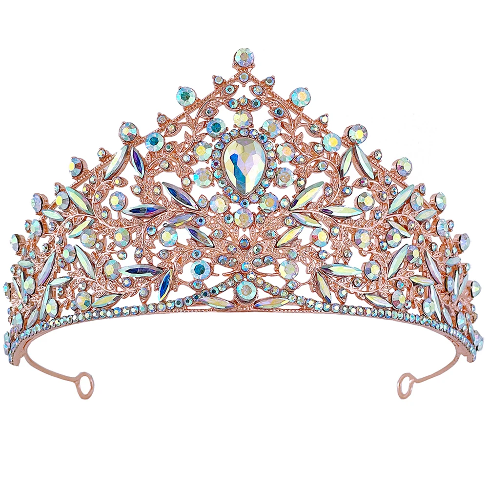 

Bridal Headband Alloy Lightweight Wedding Bride Hair Accessory Elegant Rhinestone Wedding Dress